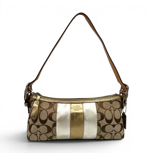 Vintage Coach 1478 East West Baguette Shoulder Bag