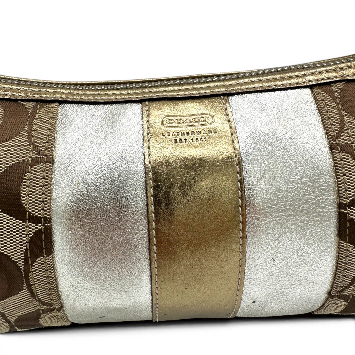 Vintage Coach 1478 East West Baguette Shoulder Bag