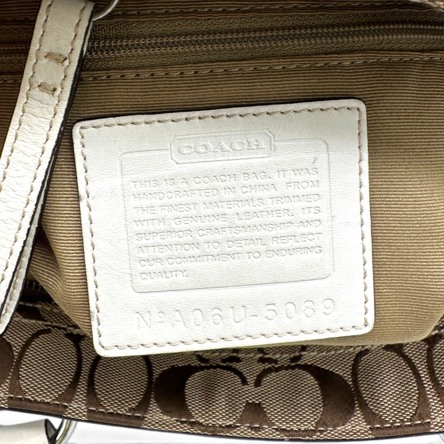 Vintage Coach 5089 Soho Tote Shoulder Bag