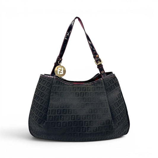 Vintage Fendi Zucchino Chef Hobo Bag