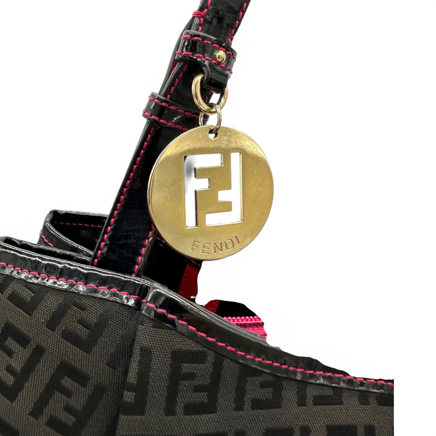 Vintage Fendi Zucchino Chef Hobo Bag