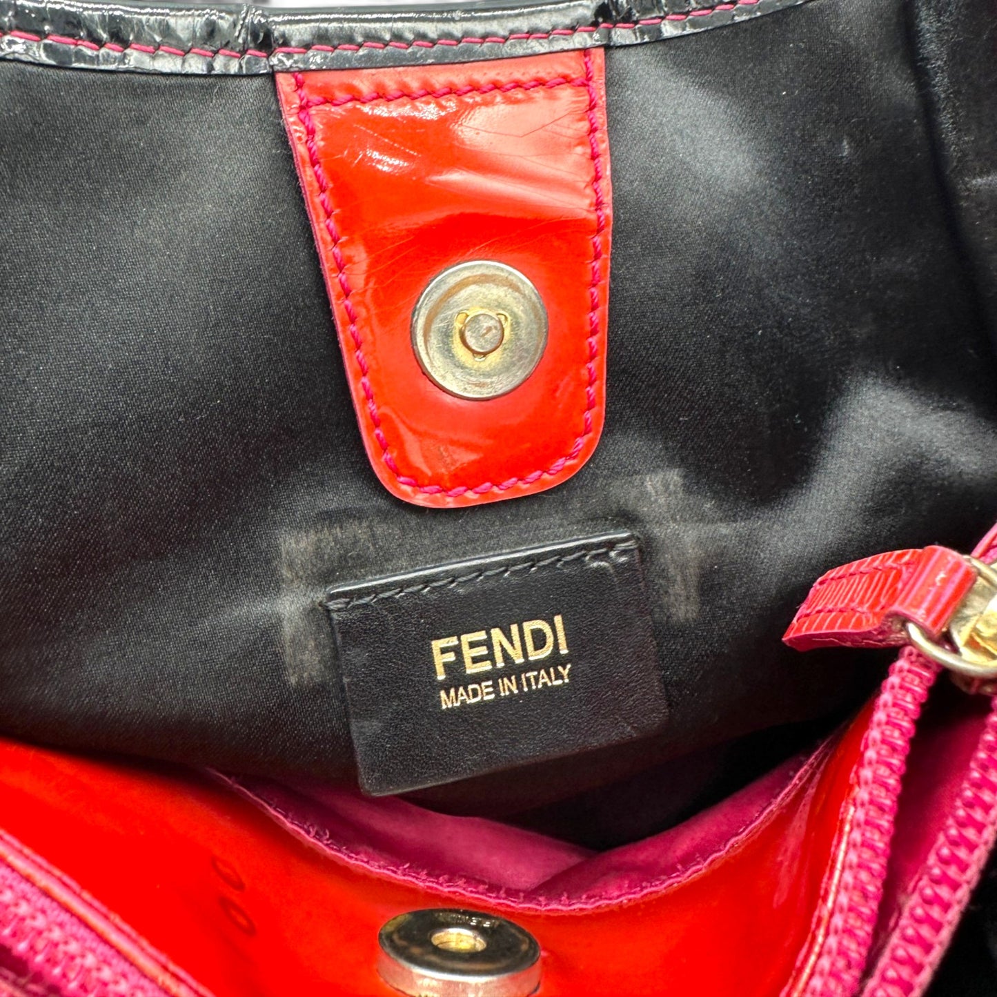 Vintage Fendi Zucchino Chef Hobo Bag