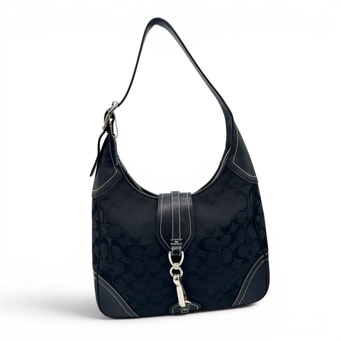Vintage Coach 8K03 Hampton Clip Shoulder Bag
