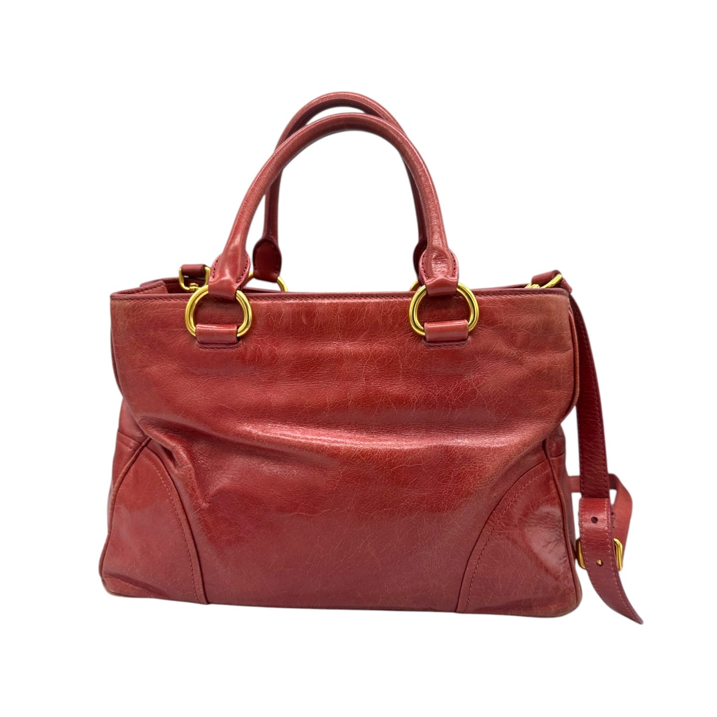 Vintage Miu Miu Vitello Shine Handbag