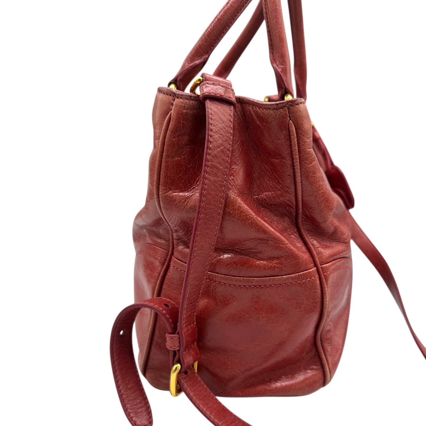Vintage Miu Miu Vitello Shine Handbag