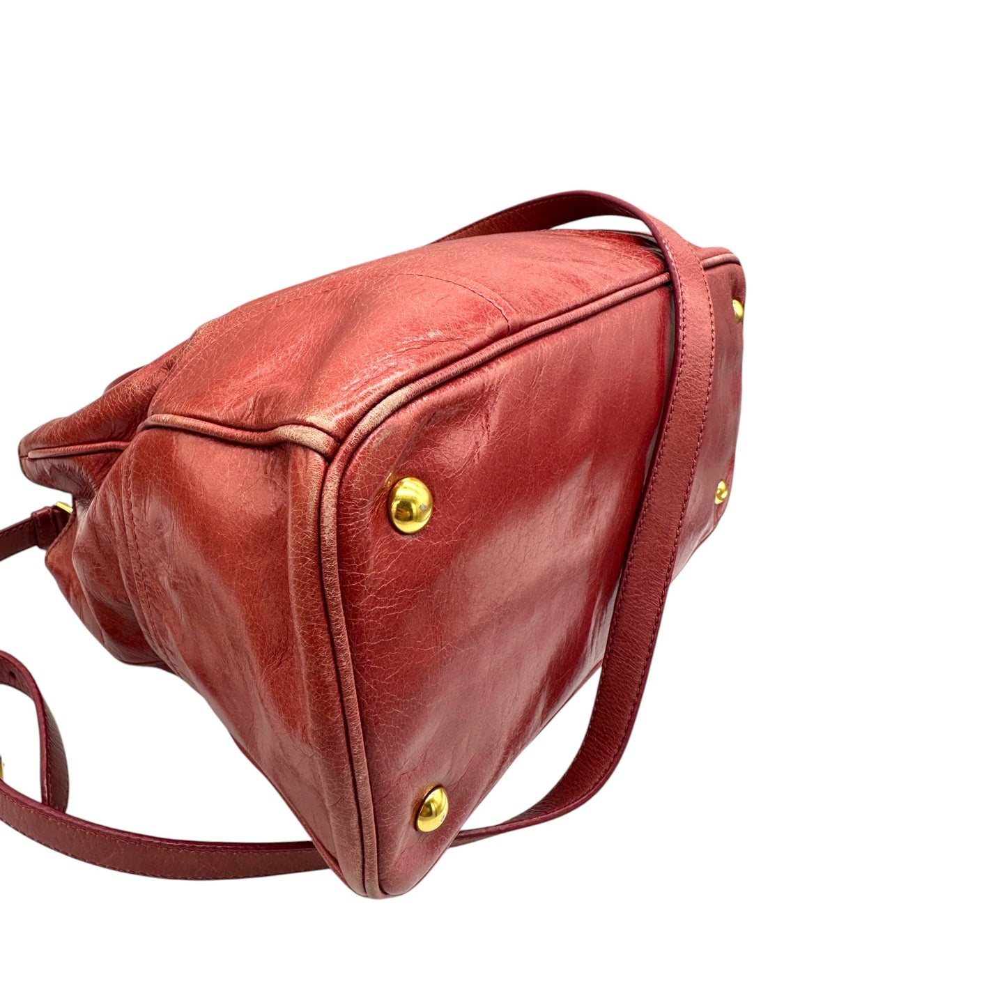 Vintage Miu Miu Vitello Shine Handbag