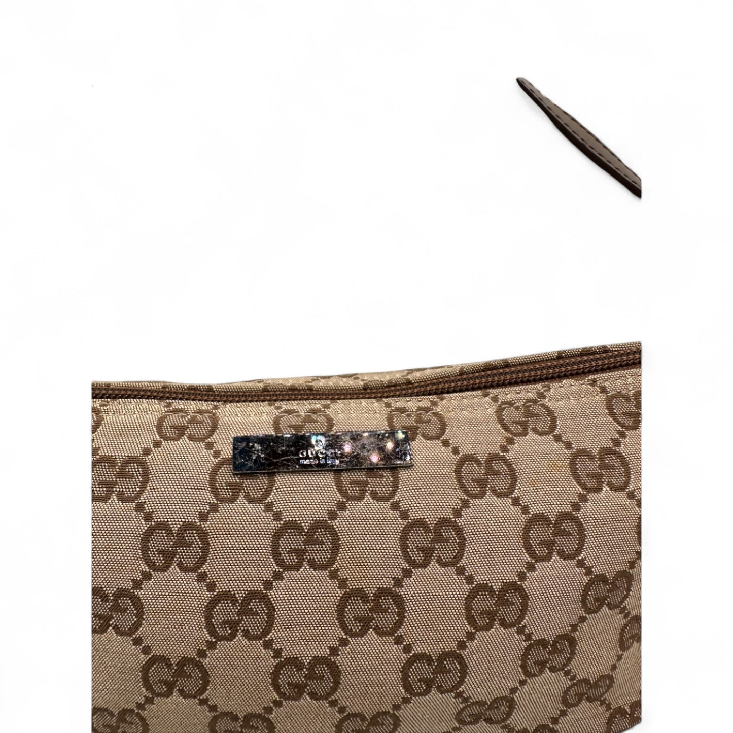 Vintage Gucci Boat Pochette Shoulder Bag