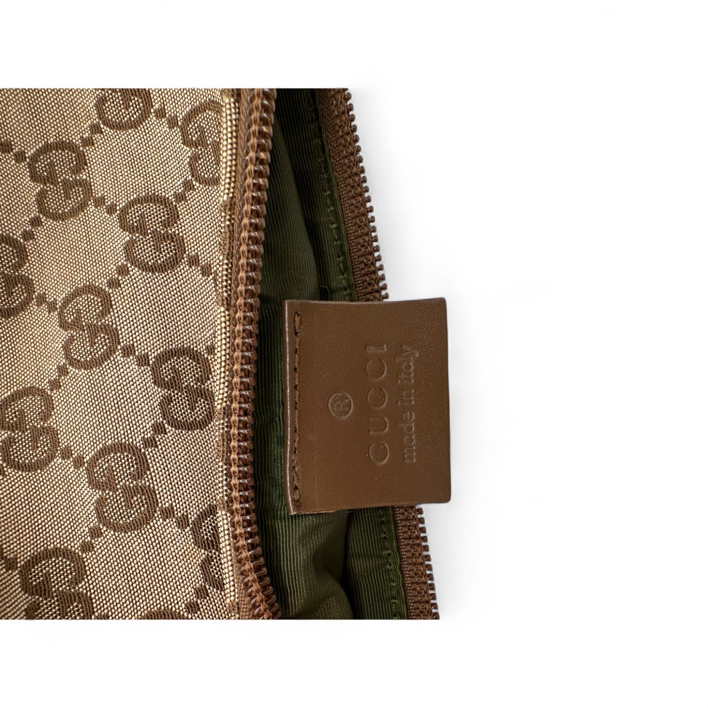Vintage Gucci Boat Pochette Shoulder Bag