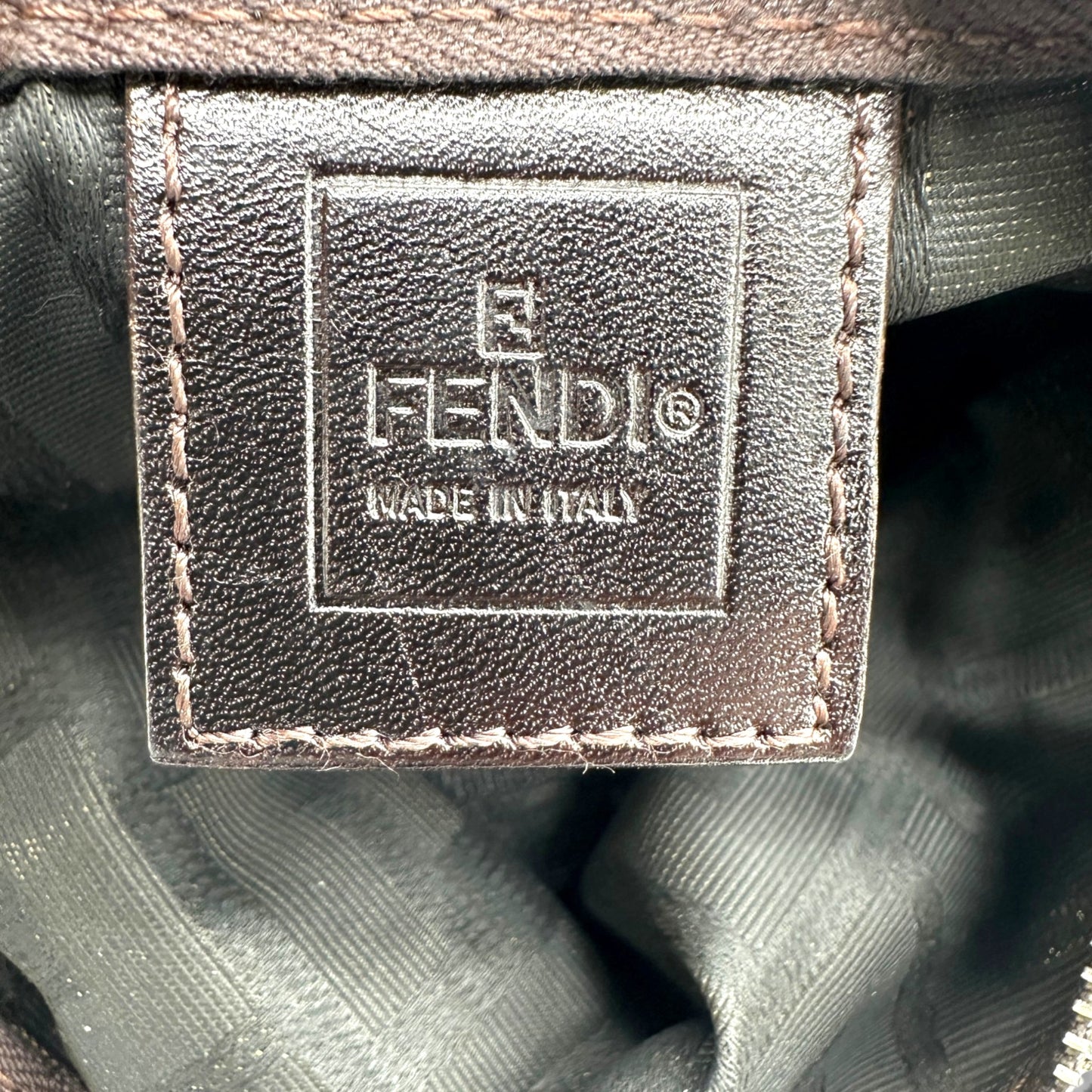Vintage Fendi Zucchino Pouch Handtasche