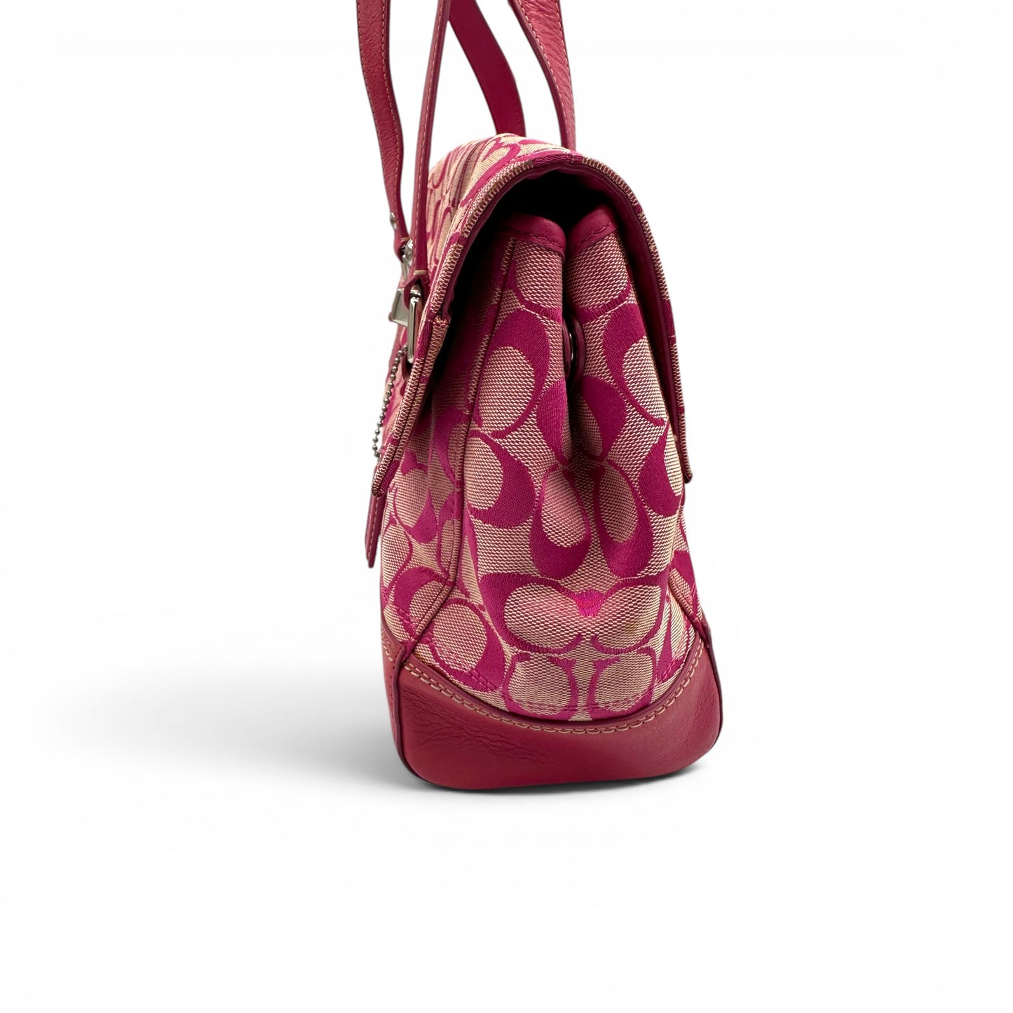 Sac bandoulière vintage Coach 11330 Hamptons à fermoir tournant