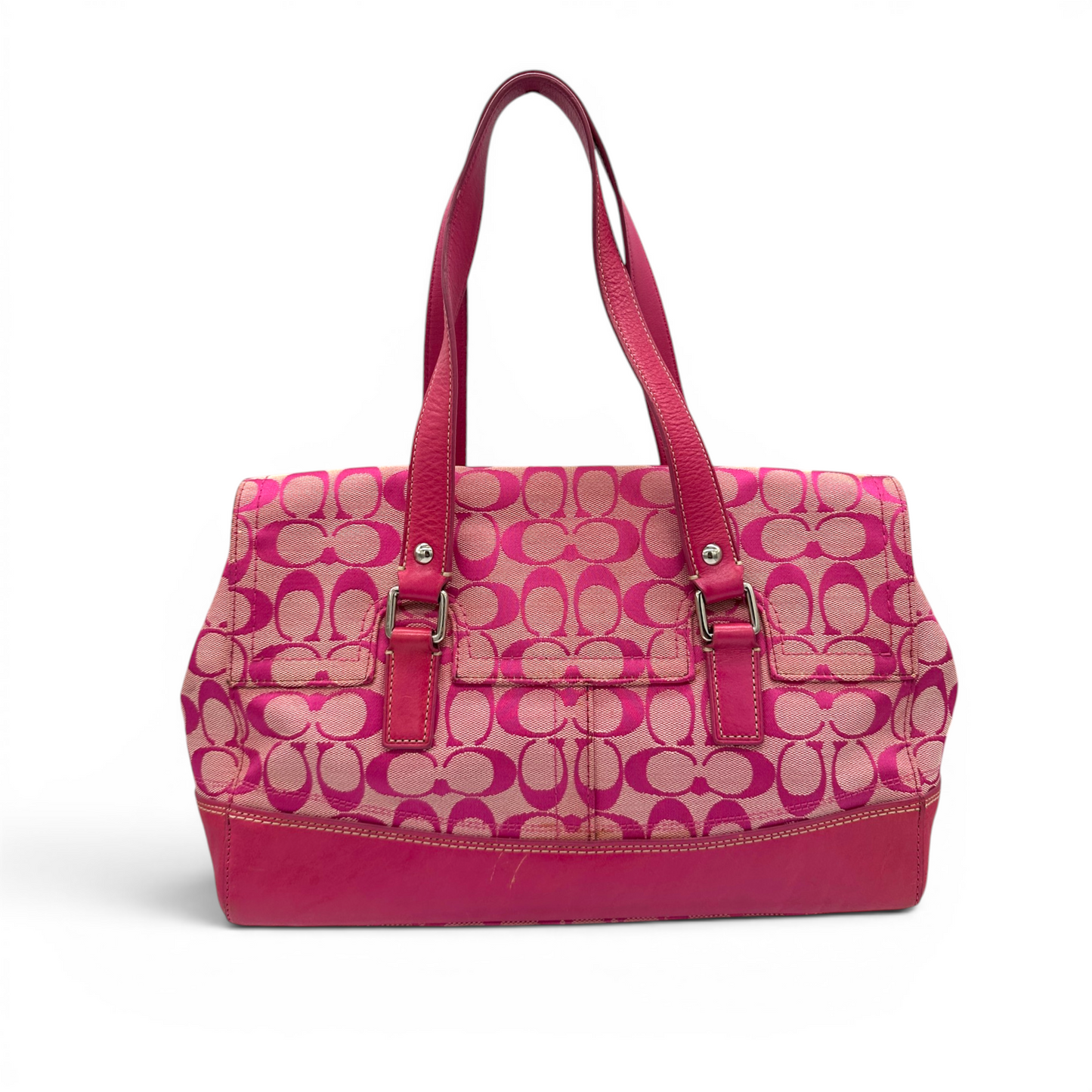 Sac bandoulière vintage Coach 11330 Hamptons à fermoir tournant