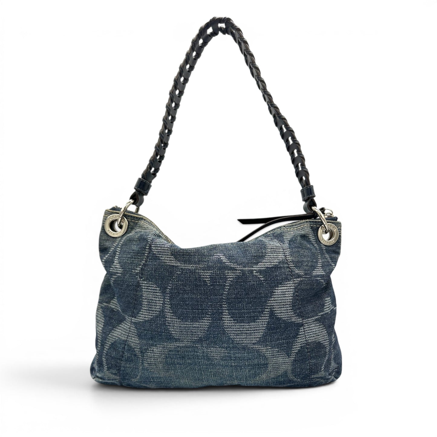 Sac bandoulière Boston en denim Coach vintage 11183