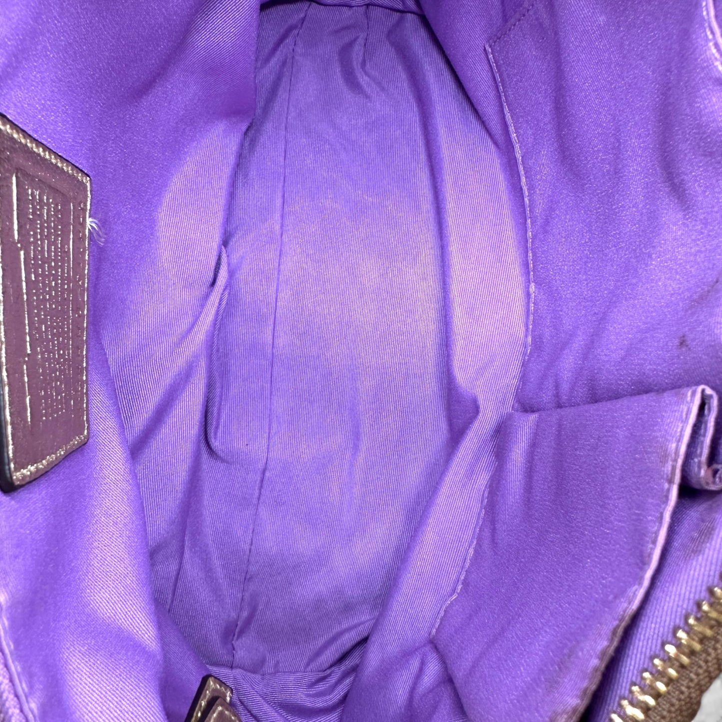 Vintage Coach 10620 Große Carly Schultertasche