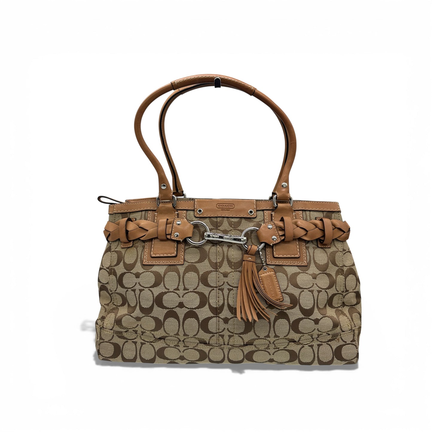 Vintage Coach F13068 Hampton Clip Handbag