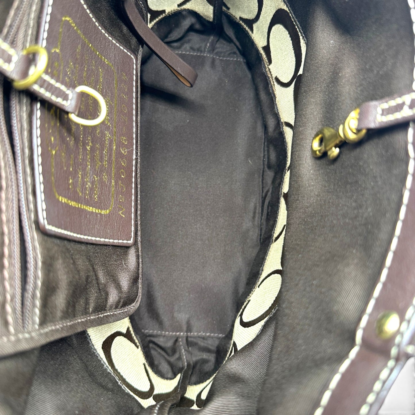 Vintage Coach Gallery 10384 Tote Handtasche