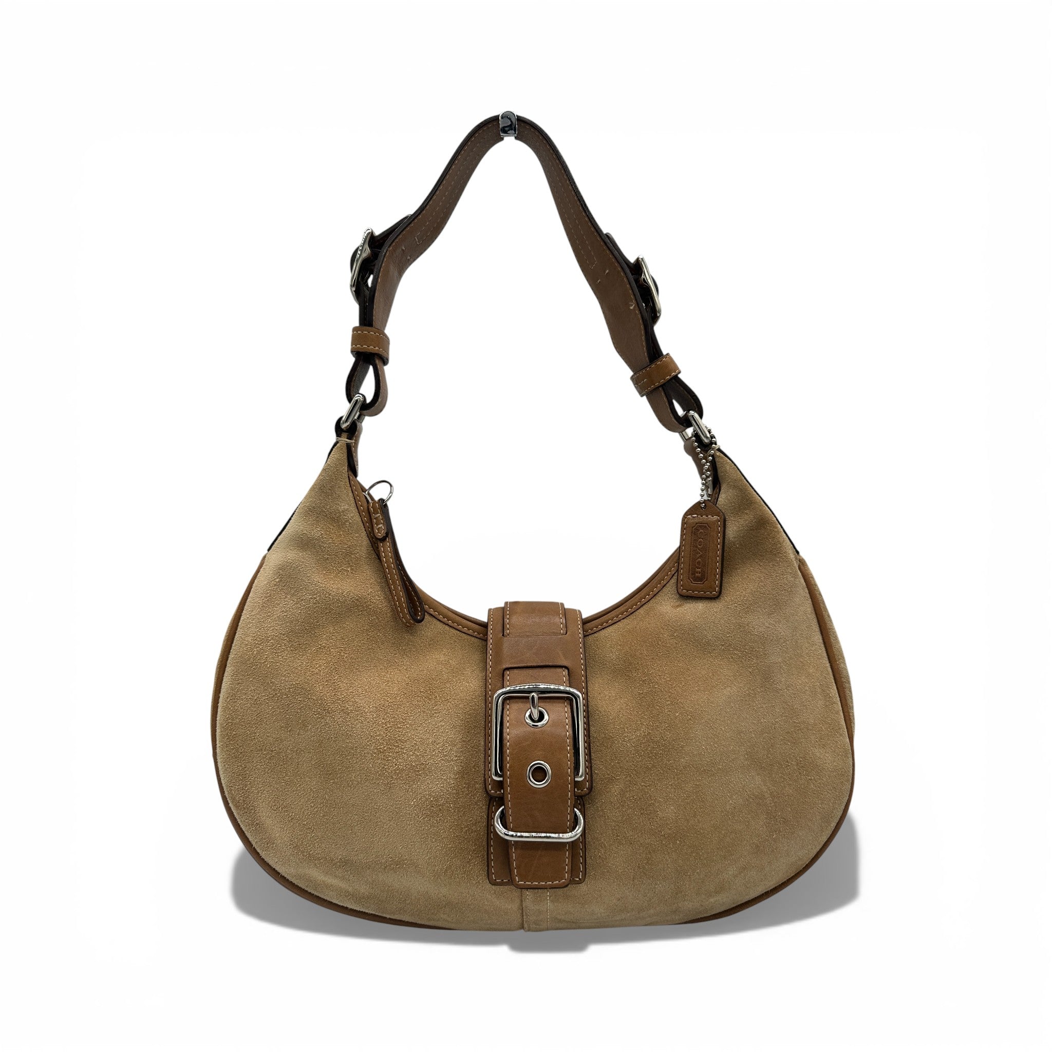 Vintage Coach 7559 Suede Soho Crescent Shoulder Bag – Thanks it's