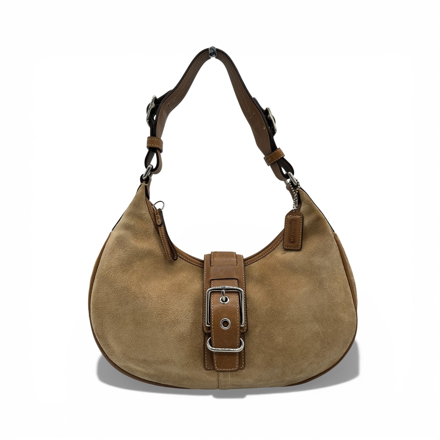 Vintage Coach 7559 Suede Soho Crescent Shoulder Bag