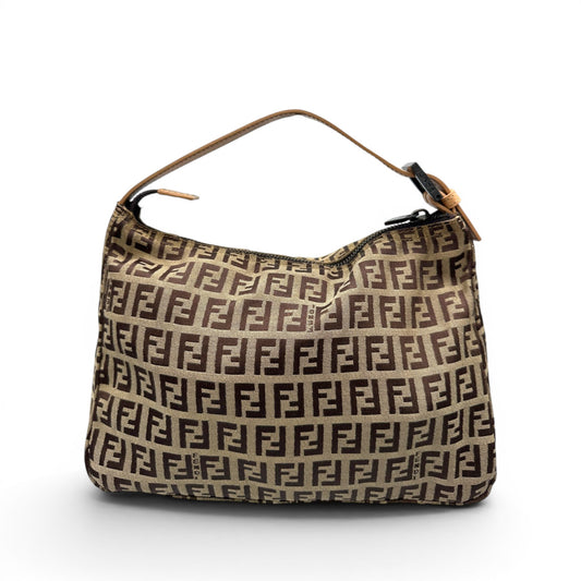 Vintage Fendi Zucchino Pouch Handbag