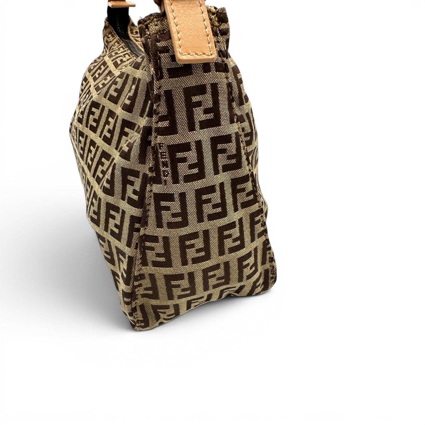 Vintage Fendi Zucchino Pouch Handbag