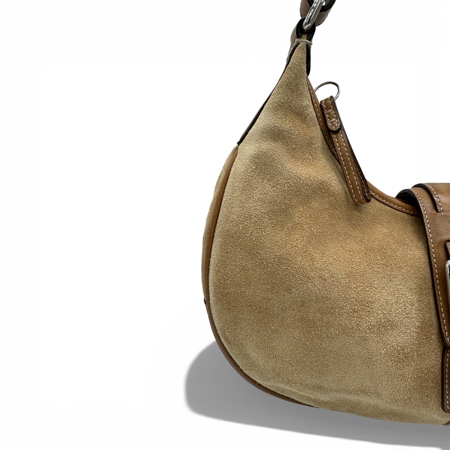 Vintage Coach 7559 Suede Soho Crescent Shoulder Bag