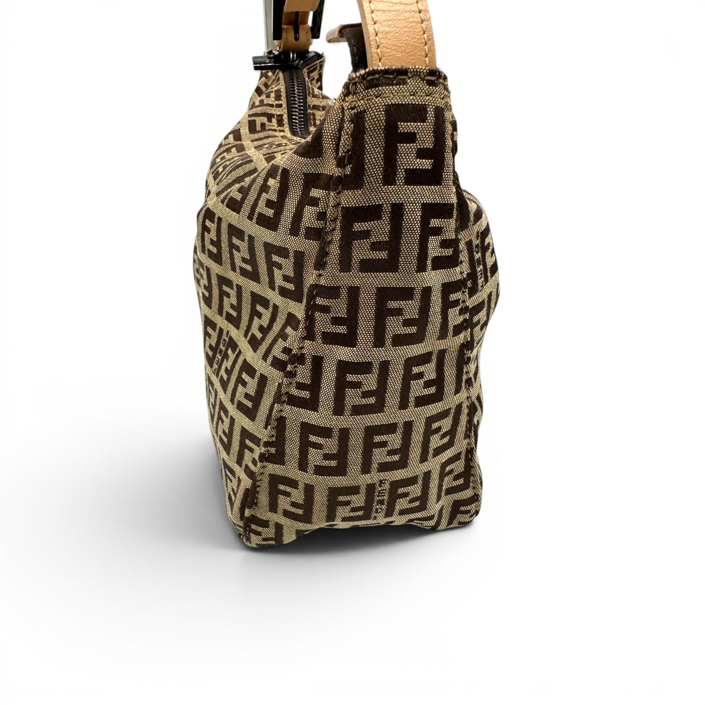 Vintage Fendi Zucchino Pouch Handbag
