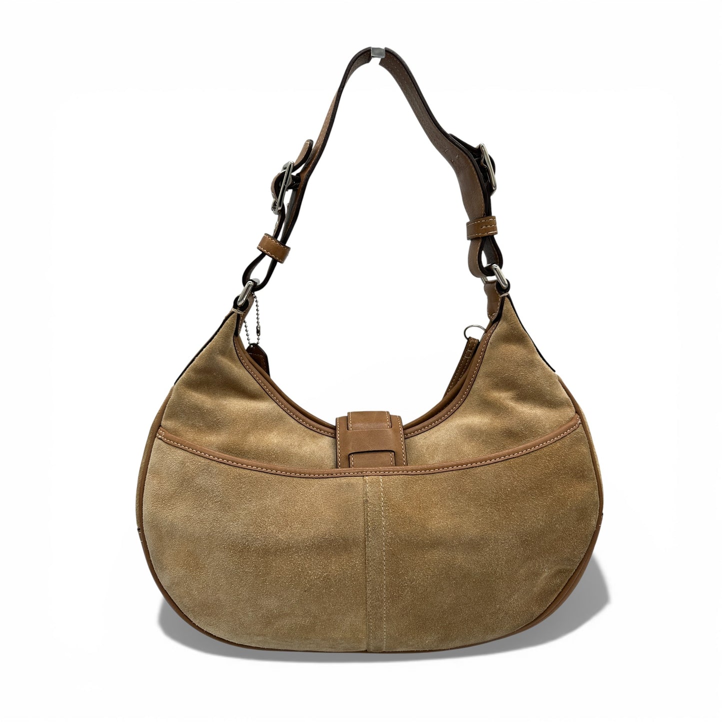 Vintage Coach 7559 Suede Soho Crescent Shoulder Bag
