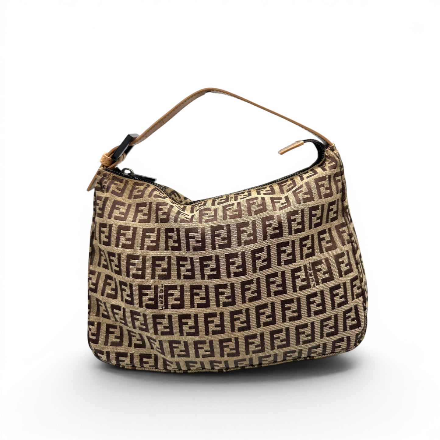 Vintage Fendi Zucchino Pouch Handbag