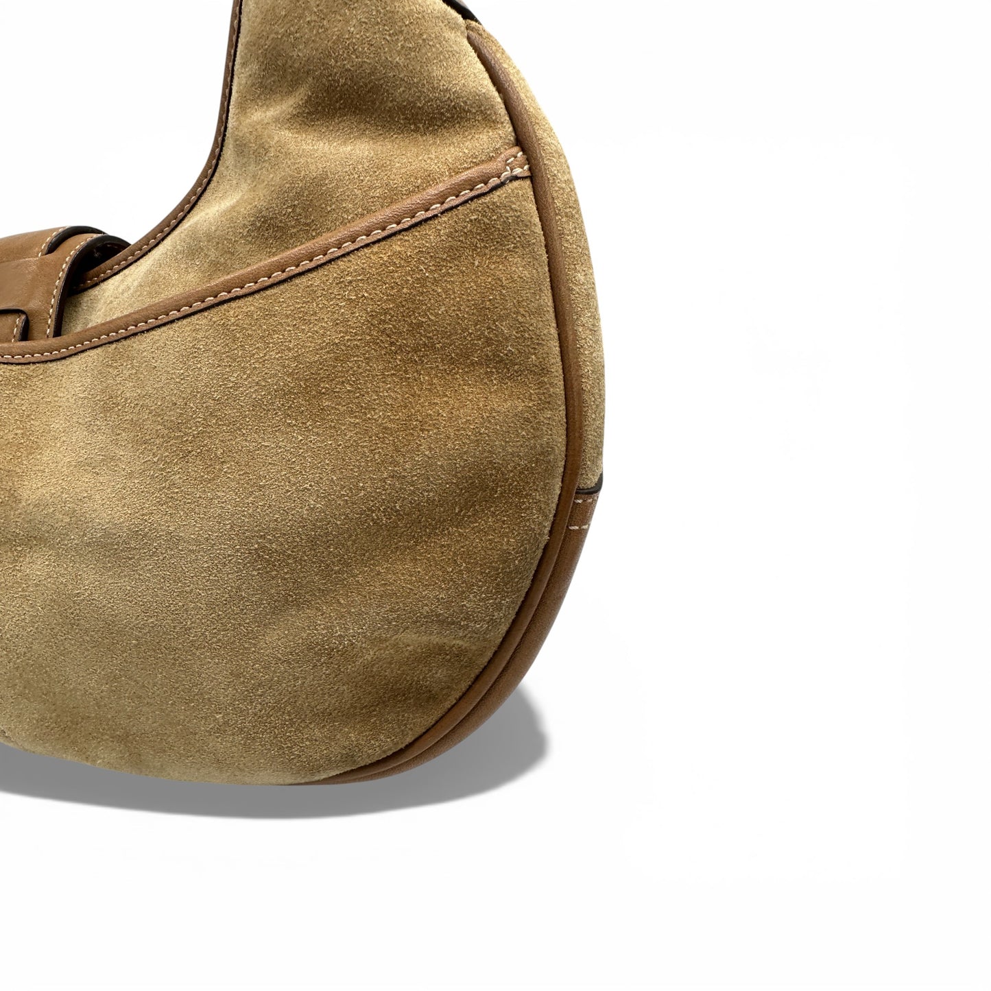 Vintage Coach 7559 Suede Soho Crescent Shoulder Bag