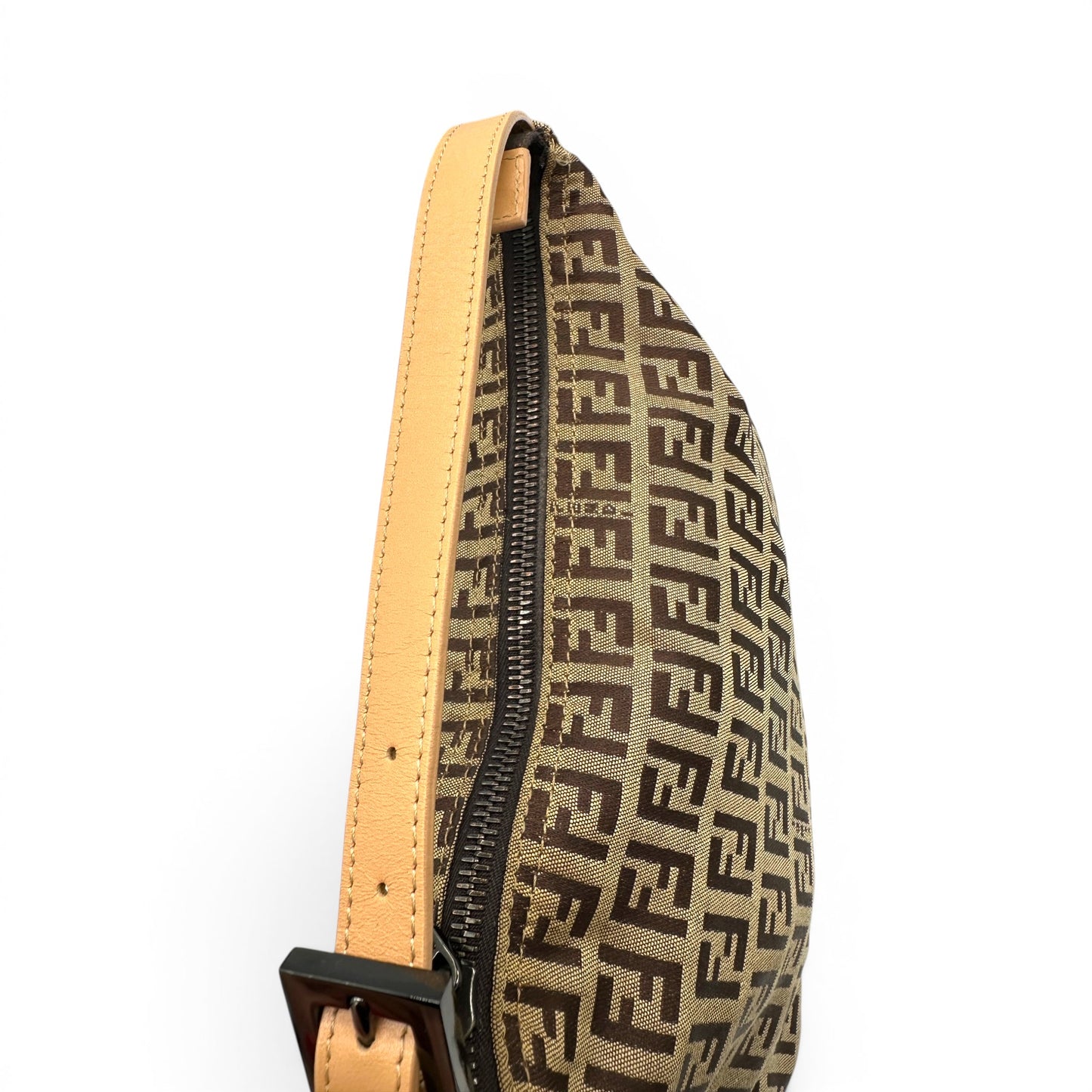 Vintage Fendi Zucchino Pouch Handbag