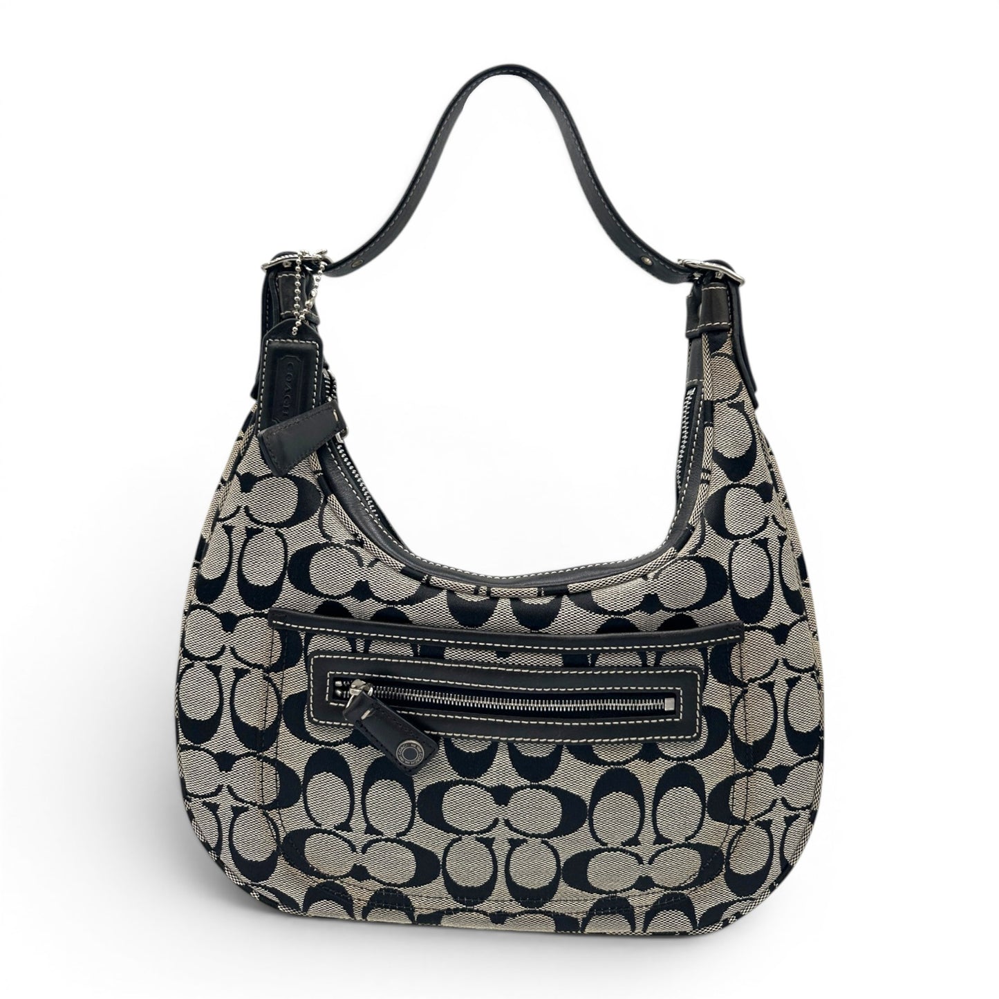 Vintage Coach 6045 Half Moon Shaped Shoulder Bag