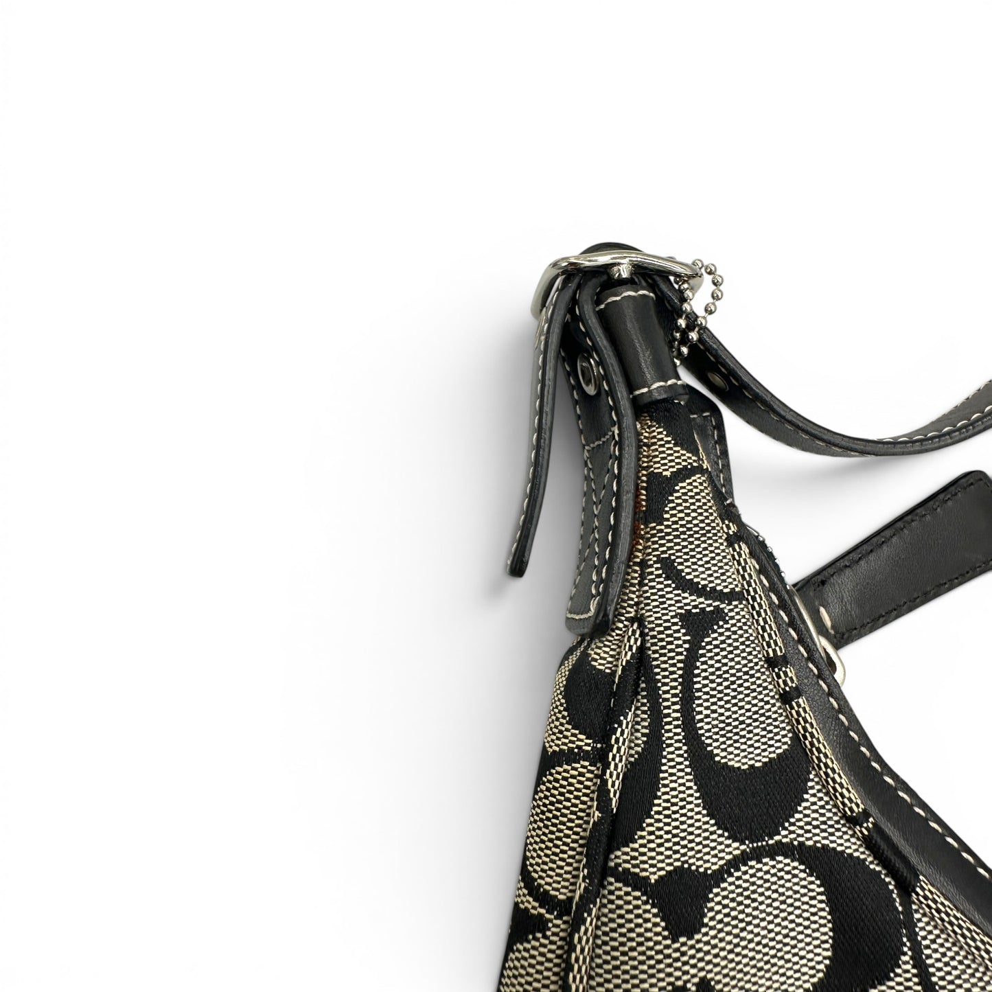 Vintage Coach 6045 Half Moon Shaped Shoulder Bag