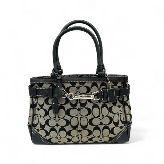 Vintage Coach 8K06 Hampton Clip Handtasche