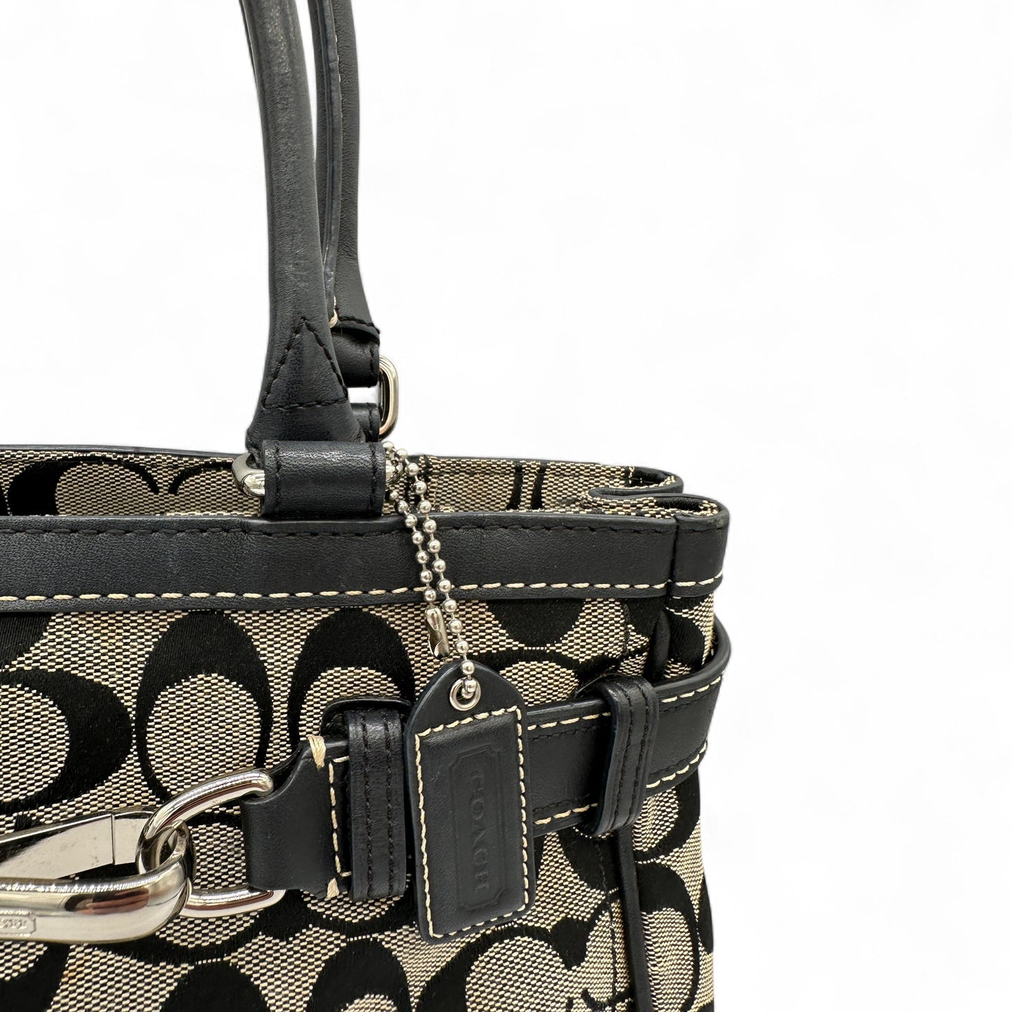 Vintage Coach 8K06 Hampton Clip Handtasche