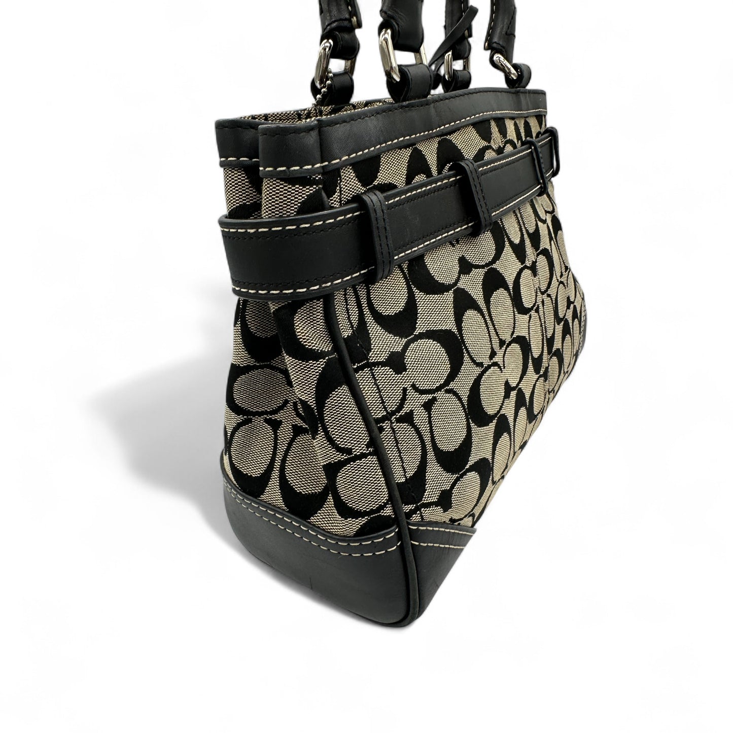 Vintage Coach 8K06 Hampton Clip Handtasche