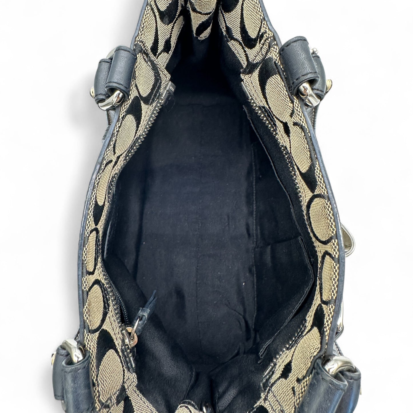 Vintage Coach 8K06 Hampton Clip Handtasche