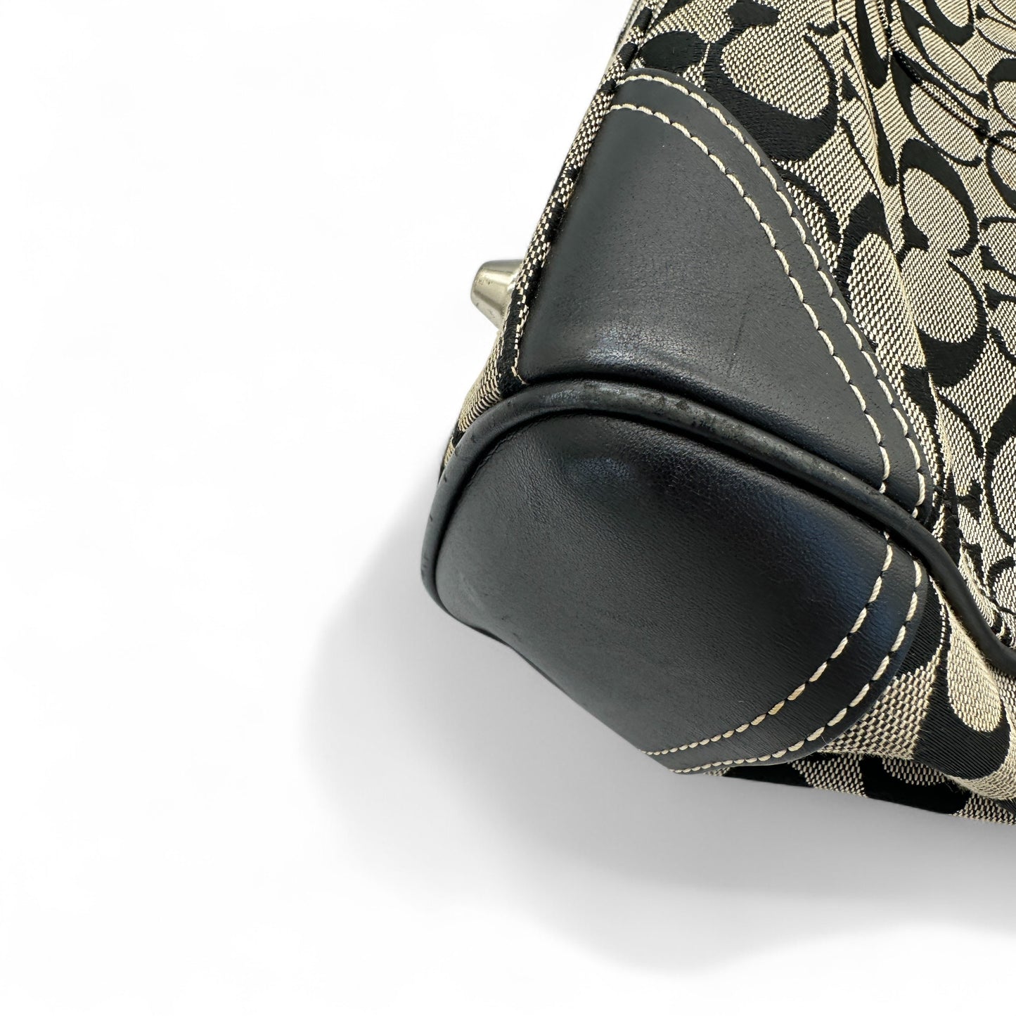 Vintage Coach 8K06 Hampton Clip Handtasche