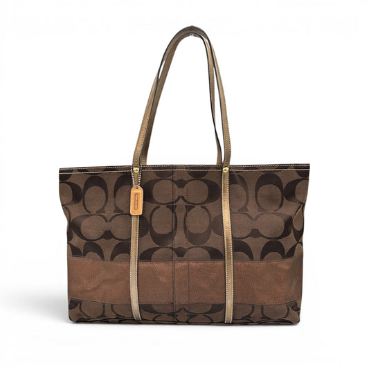 Vintage Coach 11099 Monogram Tote Bag