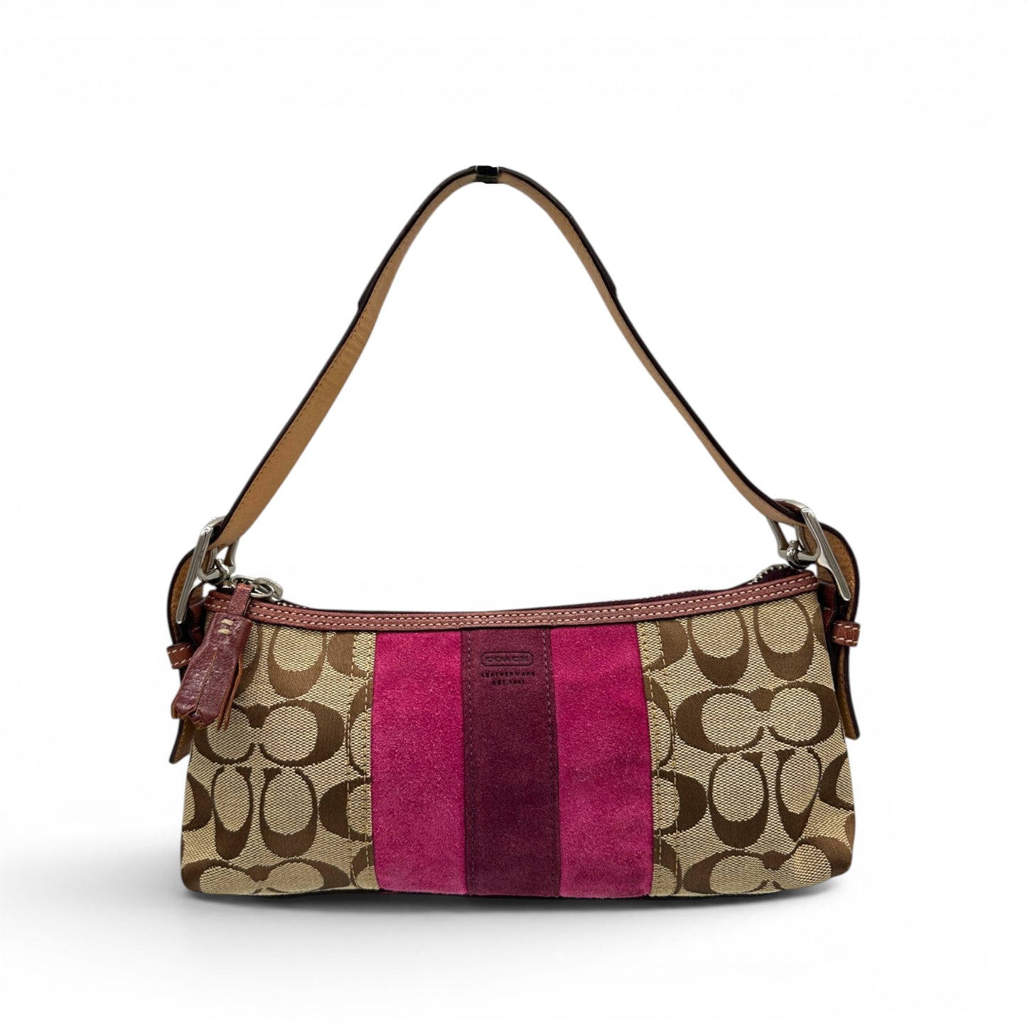 Sac bandoulière vintage Coach 7039 East West Baguette