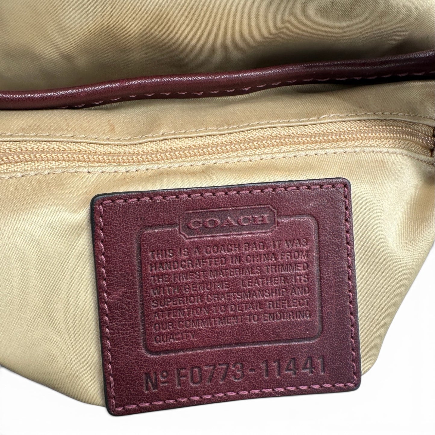 Vintage Coach 11441 Bleecker Shoulder Bag
