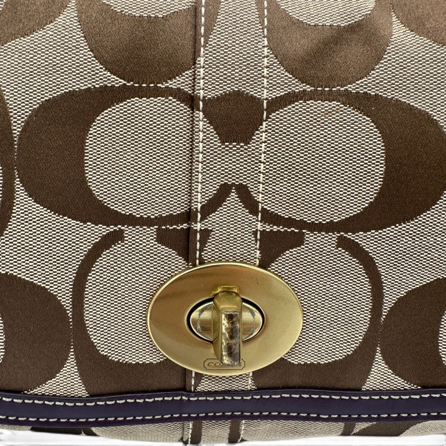 Sac bandoulière vintage Coach 11257 à rabat ergonomique