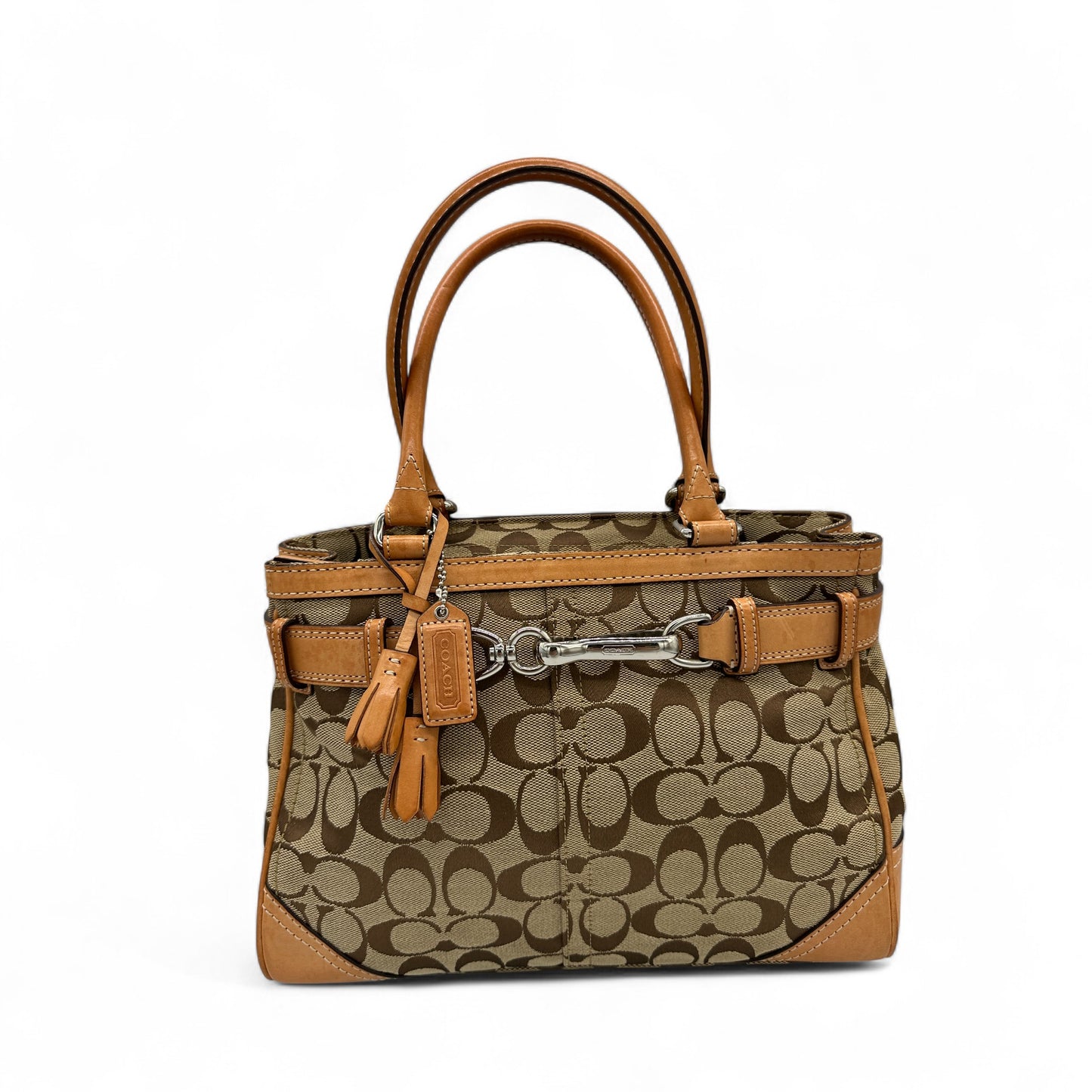 Vintage Coach 8K06 Hampton Clip Handbag