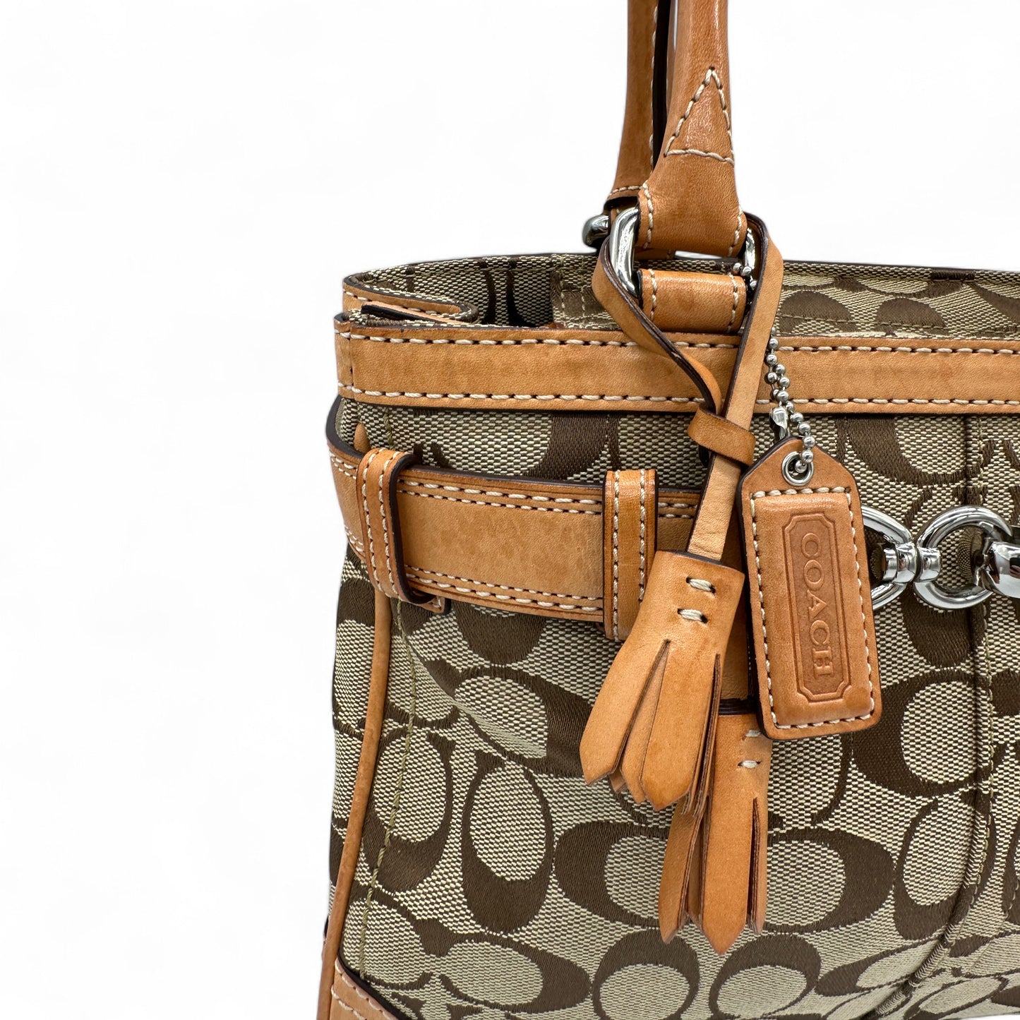 Vintage Coach 8K06 Hampton Clip Handbag