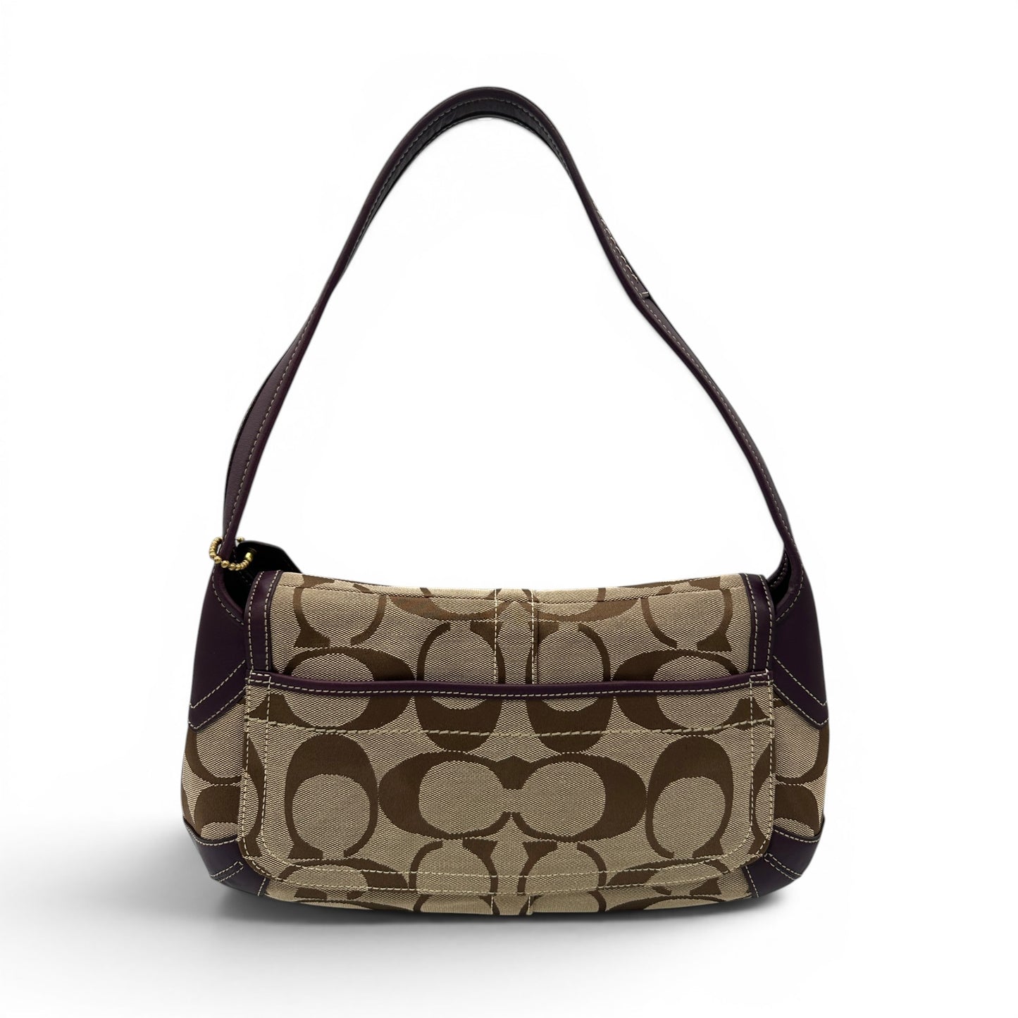 Sac bandoulière vintage Coach 11257 à rabat ergonomique