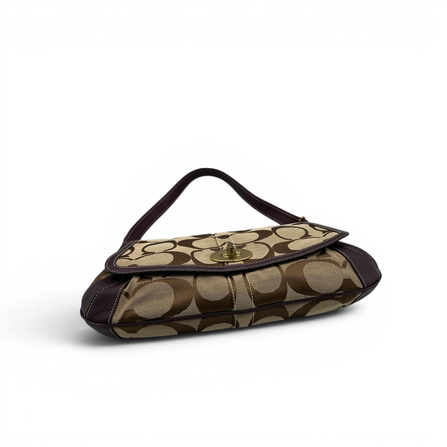 Sac bandoulière vintage Coach 11257 à rabat ergonomique