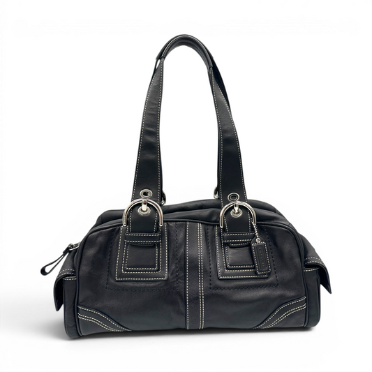 Vintage Coach 10036 Soho Mini Boston Shoulder Bag