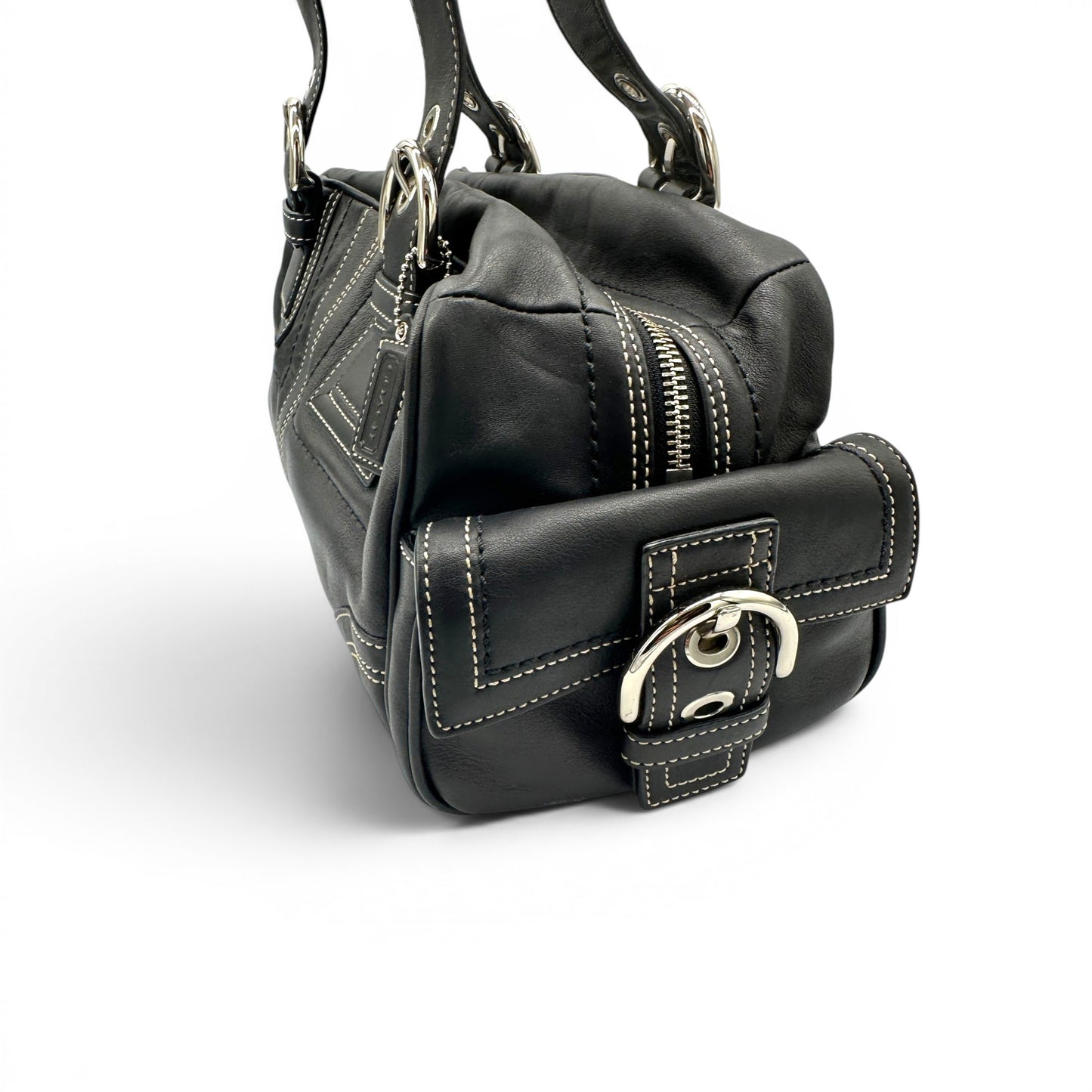 Vintage Coach 10036 Soho Mini Boston Shoulder Bag