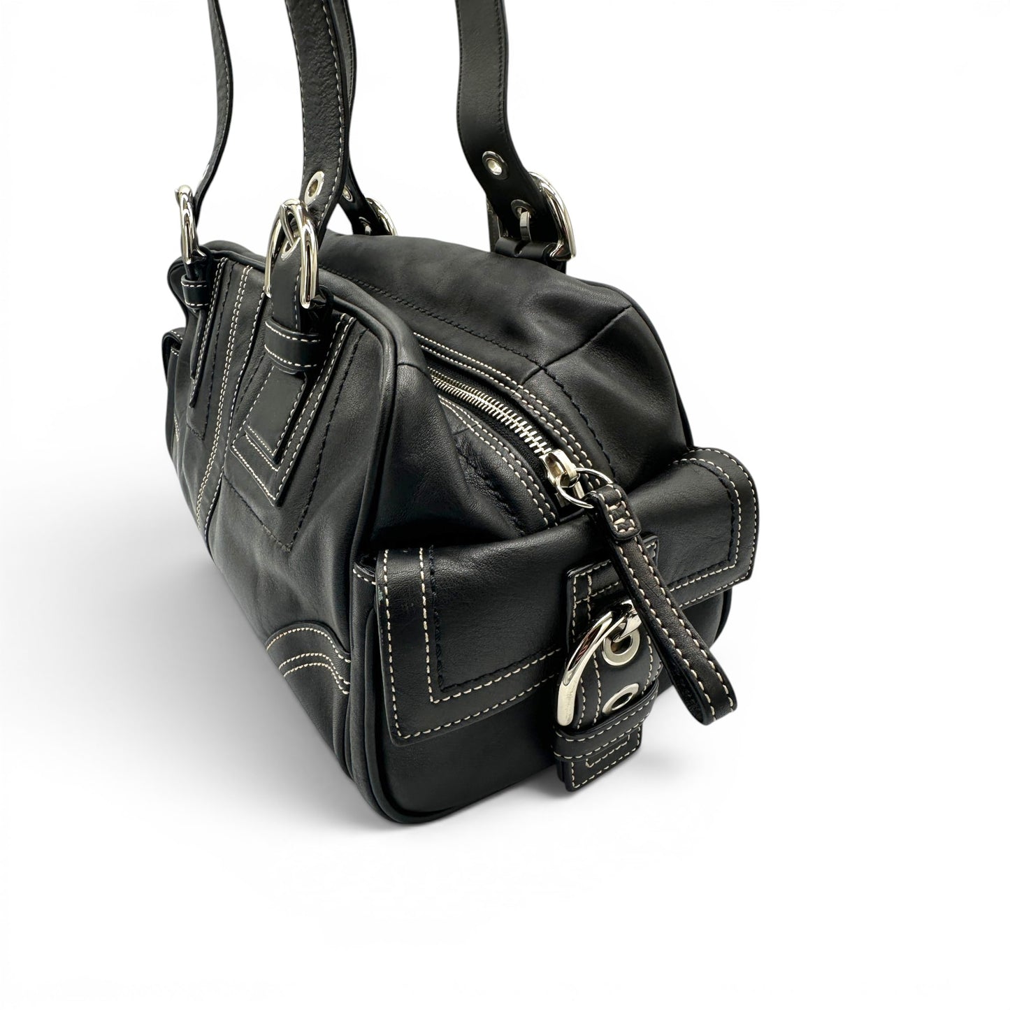 Vintage Coach 10036 Soho Mini Boston Shoulder Bag