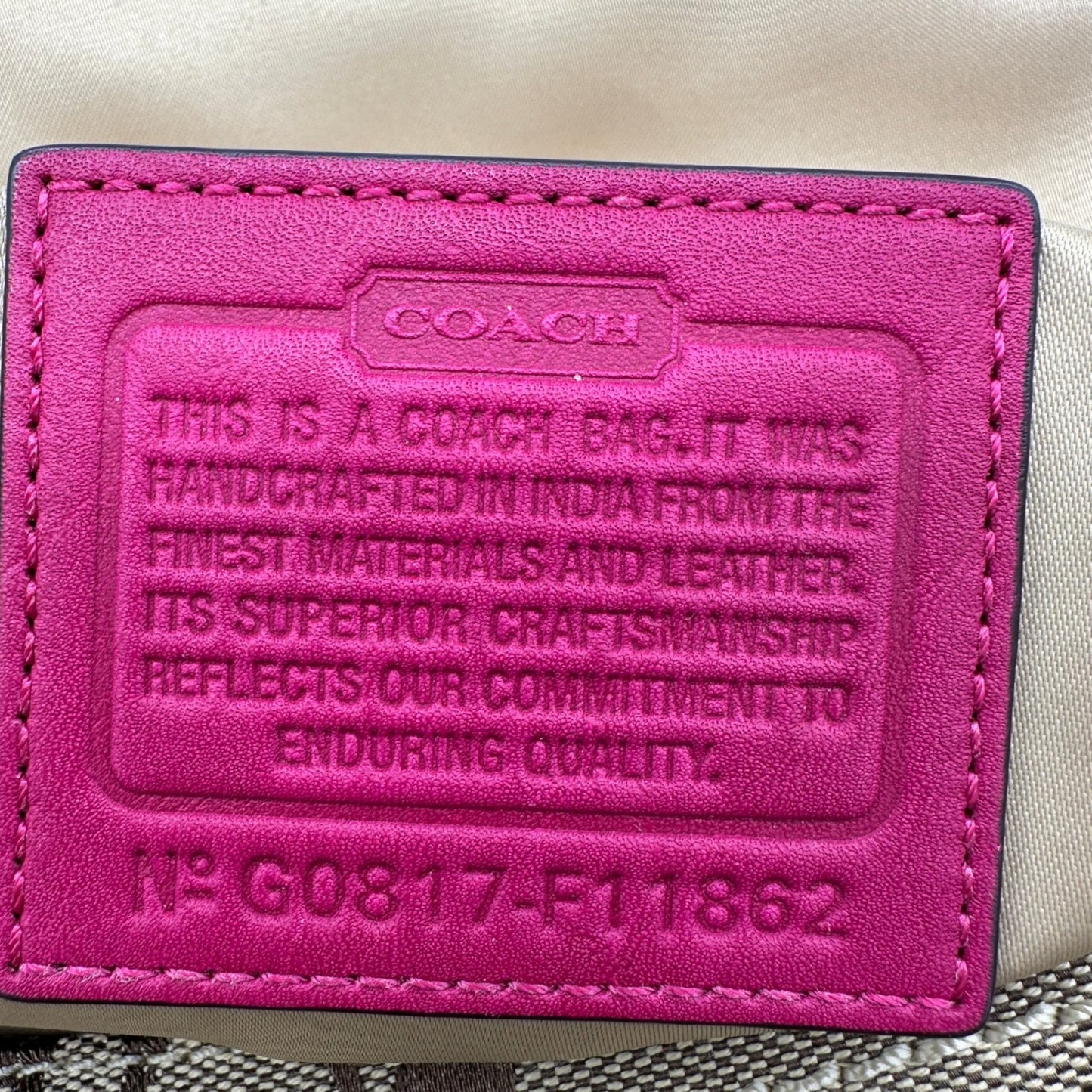 Vintage Coach F11862 Soho Shoulder Bag
