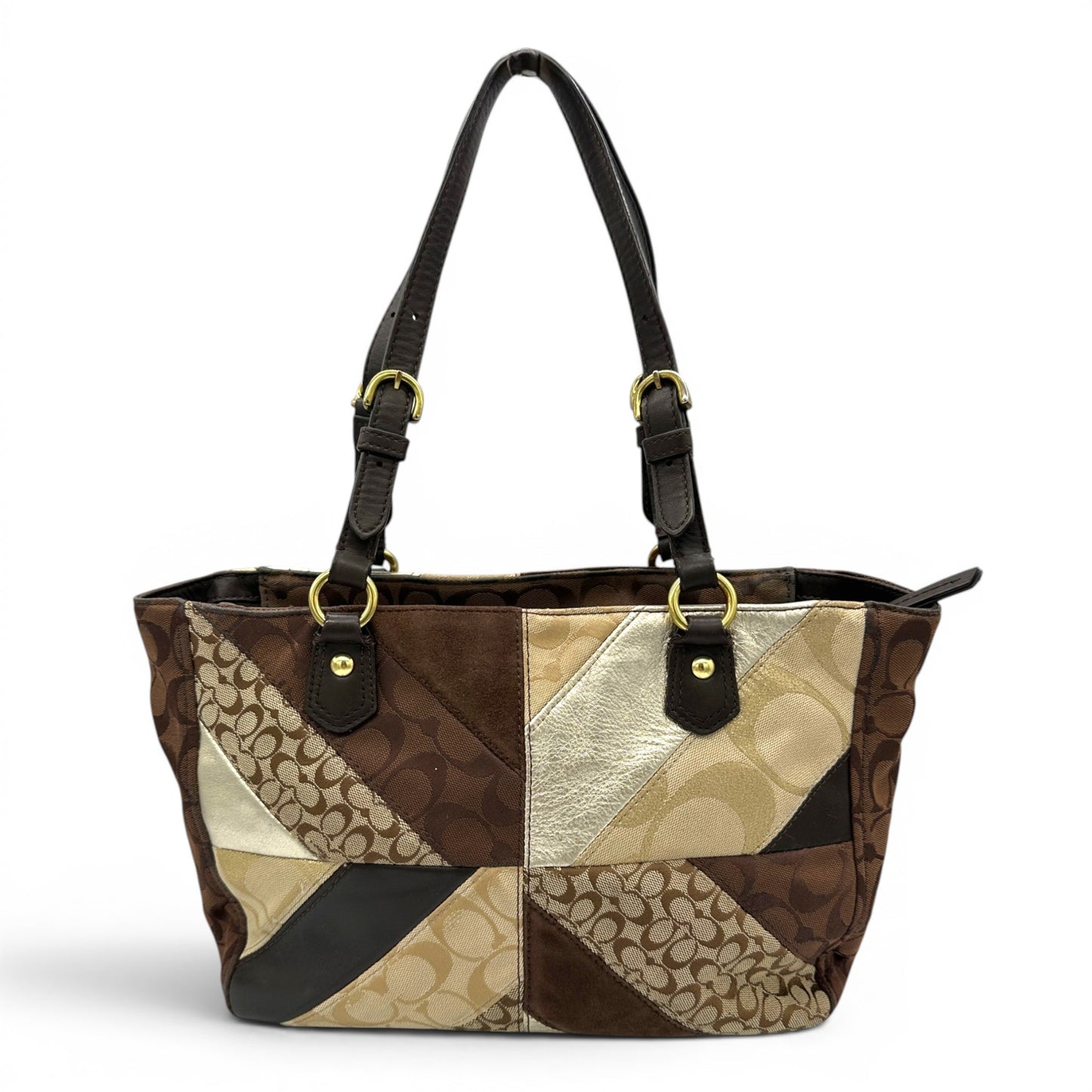 Vintage Coach F17614 Patchwork Tote Bag