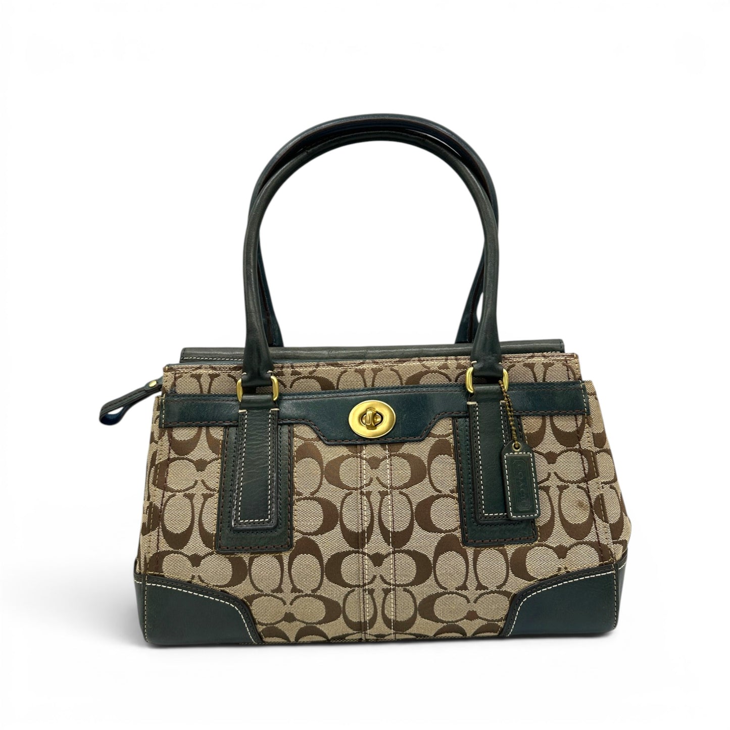 Vintage Coach 11062 Turnlock Handtasche